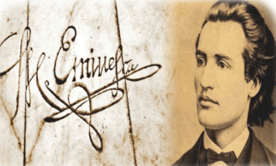 174 de ani de la nașterea lui Mihai Eminescu. Primii oficiali au venit să depună flori la bustul poetului
