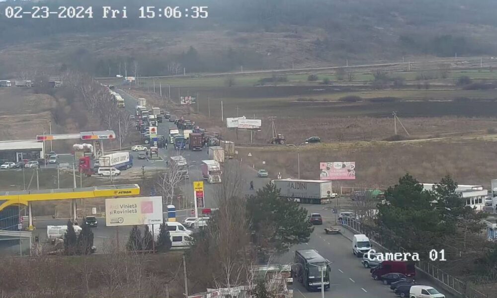 Circulația restabilită pe drumul de acces către postul vamal Leușeni-Albița