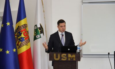 Tudor Ulianovschi a discutat despre politica externă a Republicii Moldova la Universitatea de Stat