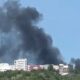 VIDEO Incendiu puternic în sectorul Botanica al capitalei, pe strada Grenoble